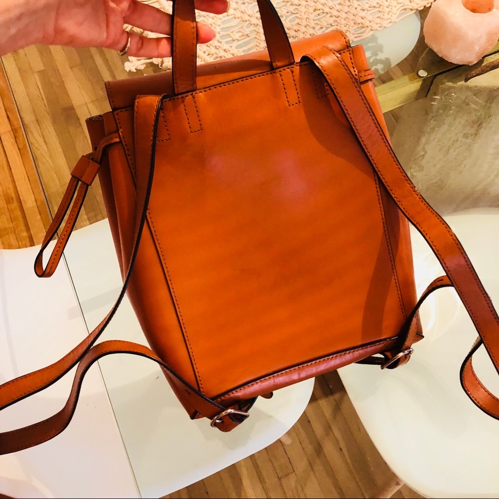 Loeffler Randall Leather Backpack $595 - Picture 3 of 8